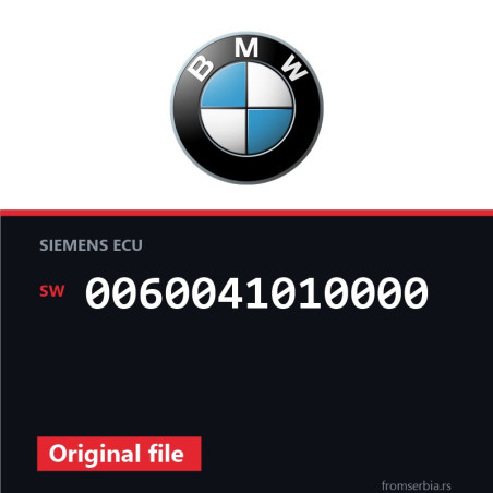 BMW E39 0060041010000 original ECU file