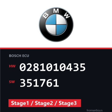 BMW E39 0281010435 351761 Stage1 / Stage2 / Stage3 tuning file