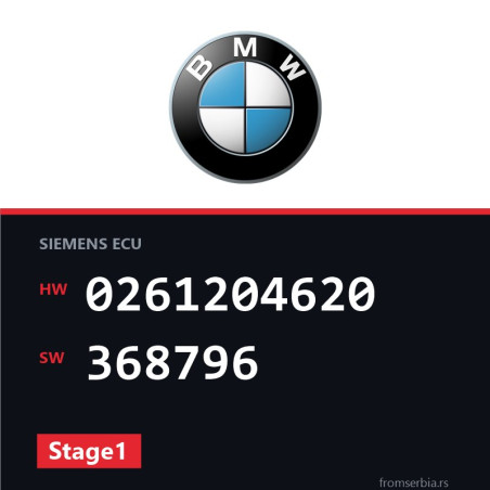 BMW E39 0261204620 368796 Stage1 tuning file