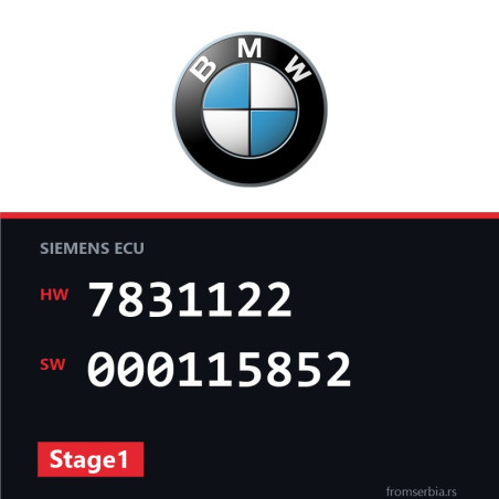 BMW E39 7831122 000115852 Stage1 tuning file