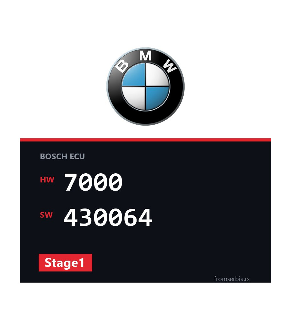 BMW E46 7000 430064 Stage1 tuning file