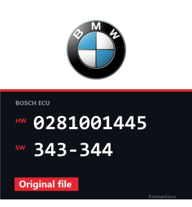 BMW E46 0281001445 343-344 original ECU file