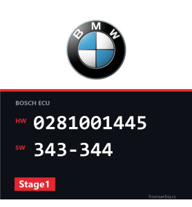 BMW E46 0281001445 343-344 Stage1 tuning file