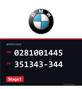 BMW E46 0281001445 351343-344 Stage1 tuning file