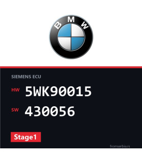 BMW E46 5WK90015 430056 Stage1 tuning file