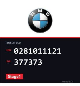 BMW E46 0281011121 377373 Stage1 tuning file