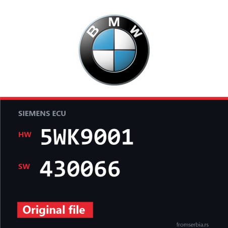 BMW E46 5WK9001 430066 original ECU file