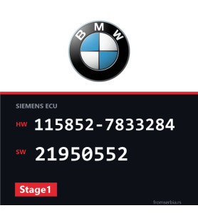 BMW E46 115852-7833284 21950552 Stage1 tuning file