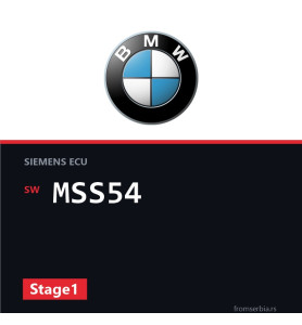 BMW E46 MSS54 Stage1 tuning file