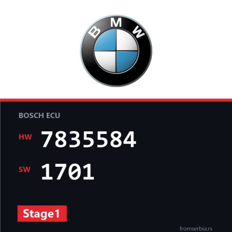 BMW E46 7835584 1701 Stage1 tuning file