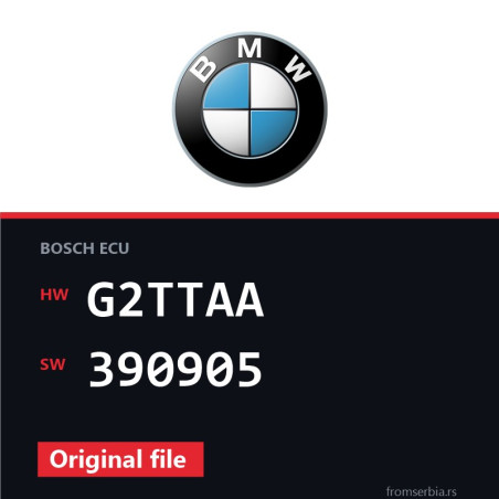 BMW E60-E61 G2TTAA 390905 original ECU file