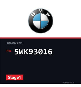 BMW E60-E61 5WK93016 Stage1 tuning file
