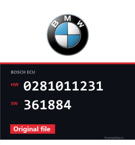 BMW E65 0281011231 361884 original ECU file