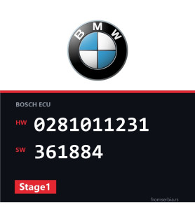 BMW E65 0281011231 361884 Stage1 tuning file