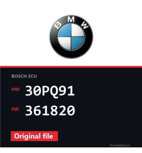BMW E65 30PQ91 361820 original ECU file