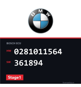 BMW E83 0281011564 361894 Stage1 tuning file