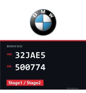BMW E90-E91- 32JAE5 500774 Stage1 / Stage2 tuning file