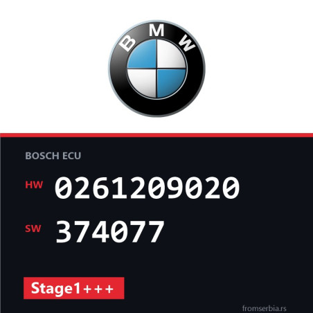 BMW E53 0261209020 374077 Stage1+++ tuning file
