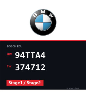 BMW E60-E61 94TTA4 374712 Stage1 / Stage2 tuning file