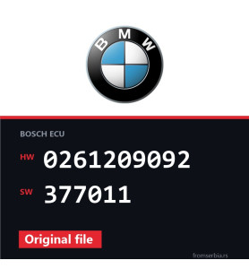 BMW E63 0261209092 377011 original ECU file