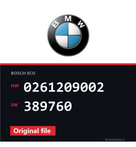BMW E65 0261209002 389760 original ECU file