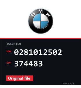 BMW E81-E87 0281012502 374483 original ECU file
