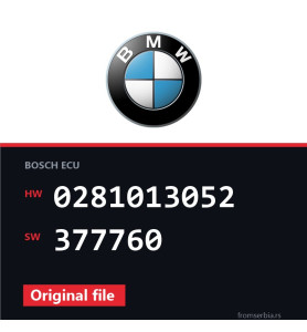 BMW E83 0281013052 377760 Stage1 tuning file