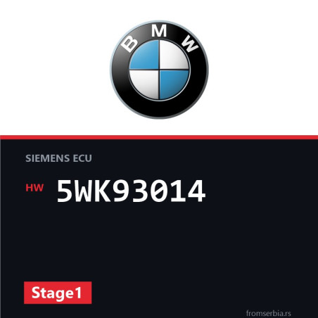 BMW E83 5WK93014 Stage1 tuning file
