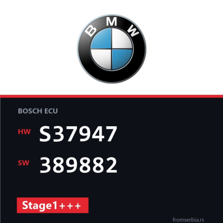 BMW 320D S37947 389882 Stage1+++ tuning file