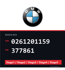 BMW 0261201159 377861 Stage1 / Stage2 / Stage3 / Stage4 / Stage5 file