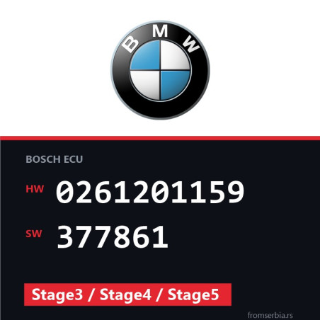 BMW E36 0261201159 377861 Stage3 / Stage4 / Stage5 tuning file