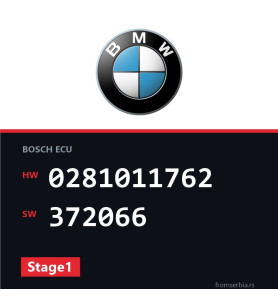 BMW E60 0281011762 372066 Stage1 tuning file