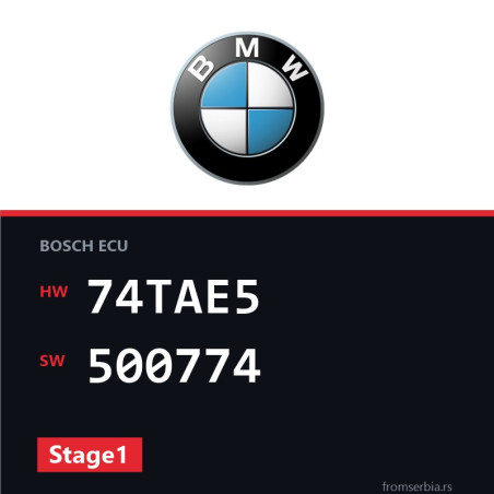 BMW E60-E61 74TAE5 500774 Stage1 tuning file