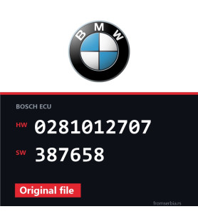 BMW E60-E61 0281012707 387658 original ECU file