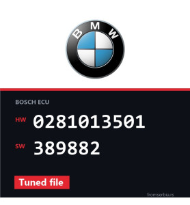 BMW E60-E61 0281013501 389882 Tuned file tuning file