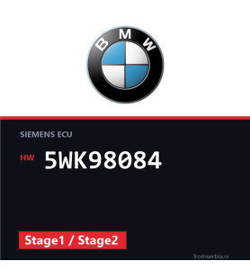 BMW E60-E61 5WK98084 Stage1 / Stage2 tuning file