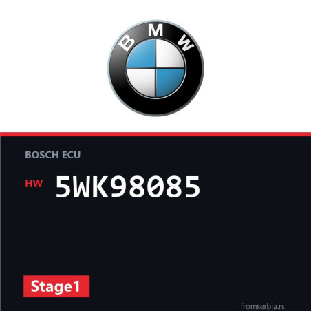 BMW E63 5WK98085 Stage1 tuning file