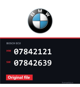 BMW E63 07842121 07842639 original ECU file