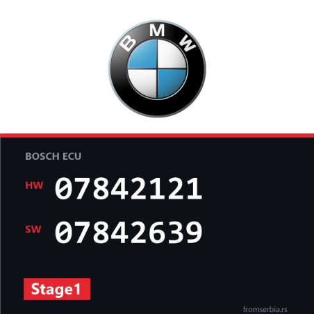BMW E63 07842121 07842639 Stage1 tuning file