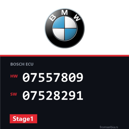 BMW E81-E87 07557809 07528291 Stage1 tuning file