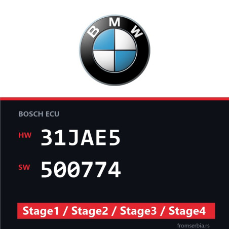 BMW 31JAE5 500774 Stage1 / Stage2 / Stage3 / Stage4 file