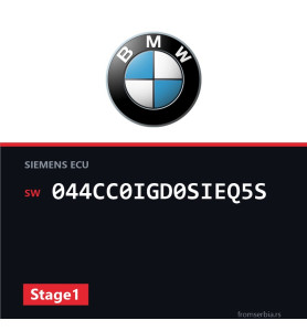 BMW E90-E91- 044CC0IGD0SIEQ5S Stage1 tuning file