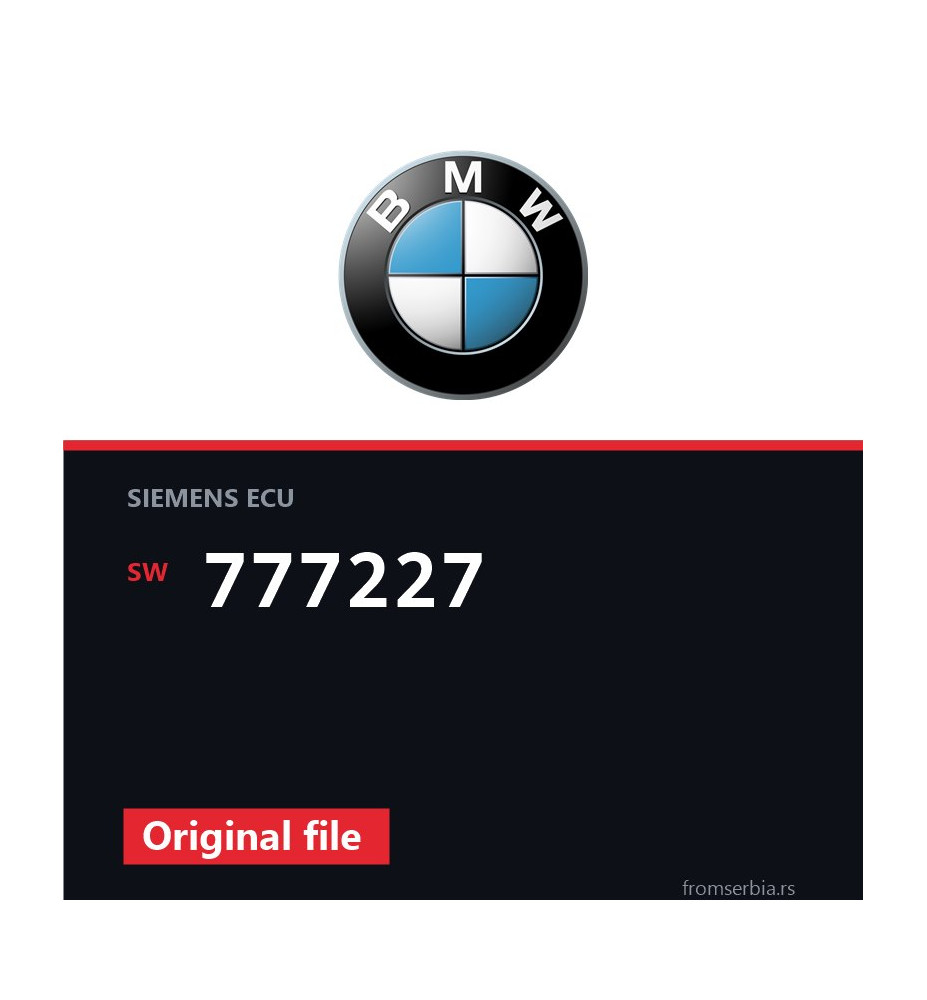 BMW E90-E91- 777227 original ECU file