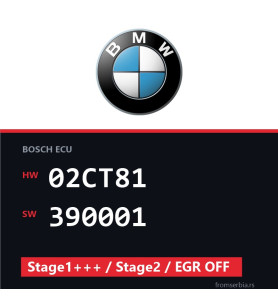 BMW 3.5 02CT81 390001 Stage1+++ / Stage2 / EGR OFF tuning file