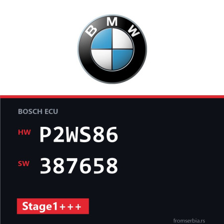 BMW 530xd P2WS86 387658 Stage1+++ tuning file