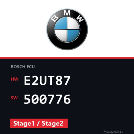 BMW E53 E2UT87 500776 Stage1 / Stage2 tuning file