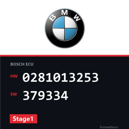 BMW E60-E61 0281013253 379334 Stage1 tuning file