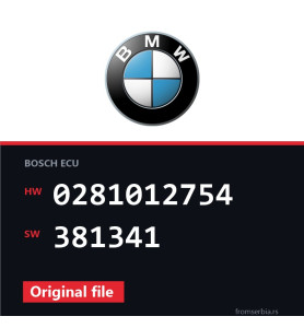 BMW E60-E61 0281012754 381341 original ECU file