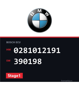 BMW E60-E61 0281012191 390198 Stage1 tuning file
