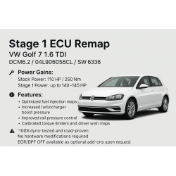 Stage 1 ECU Remap – VW Golf...
